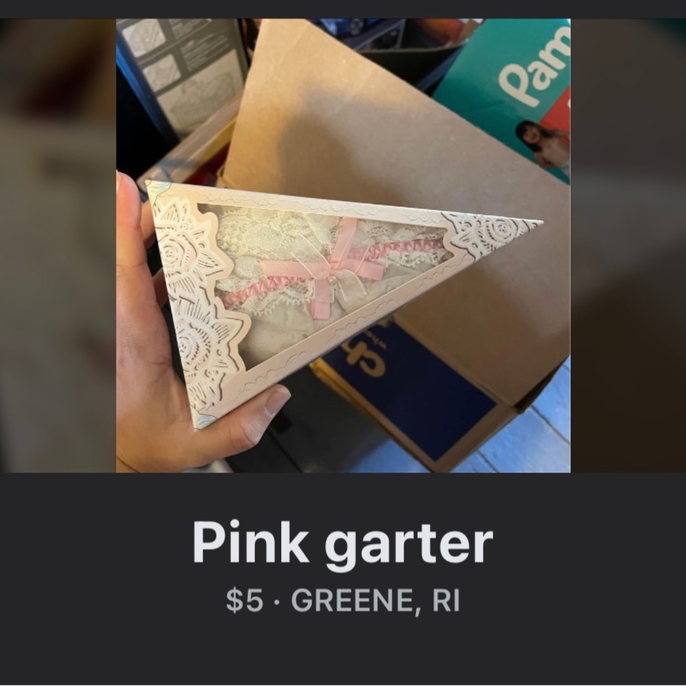 Pink garter